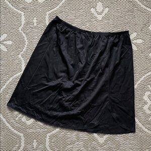 80s Vanity Fair Nylon Slip Mini Skirt 🎬